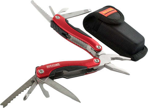 Tork Craft Multitool Red With Nylon Pouch In Blister - DEFAULT TITLE