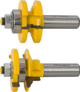 Pro-Tech Style & Rail Set 1 5/8' X 1' Two Piece Ogee 1/2' Shank - DEFAULT TITLE
