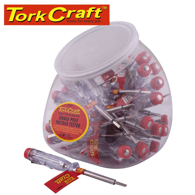 Tork Craft Electric Tester  Screwdriver 30 Pcs Per Candy Jar - DEFAULT TITLE