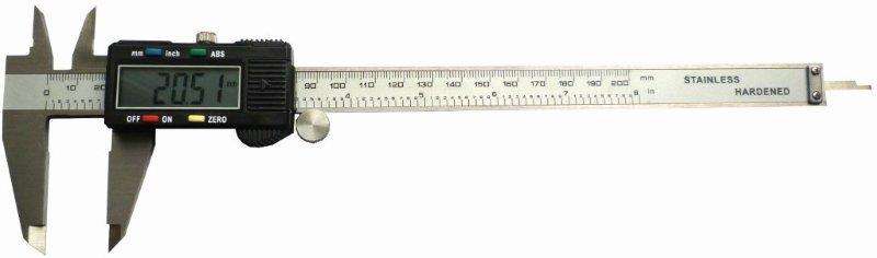 Tork Craft Vernier Digital 4 Key 150Mm Stainless Steel 0.01Mm Accuracy Abs Func. Metric / In - DE...