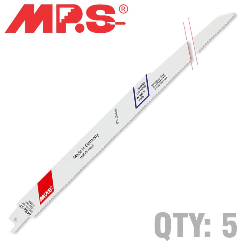 Mps Sabre Saw Blade 300Mm 14/10 Tpi 5/Pack - DEFAULT TITLE