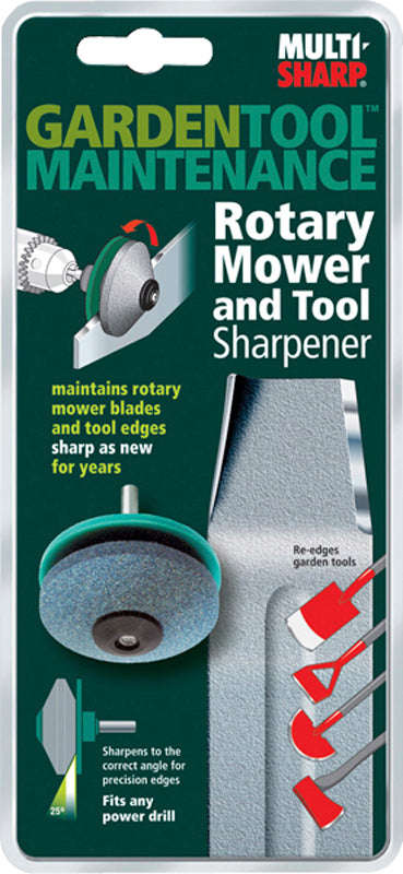 Multi-Sharp Rotary Mower & Tool Sharpener Corundum Wheel For Drill - DEFAULT TITLE