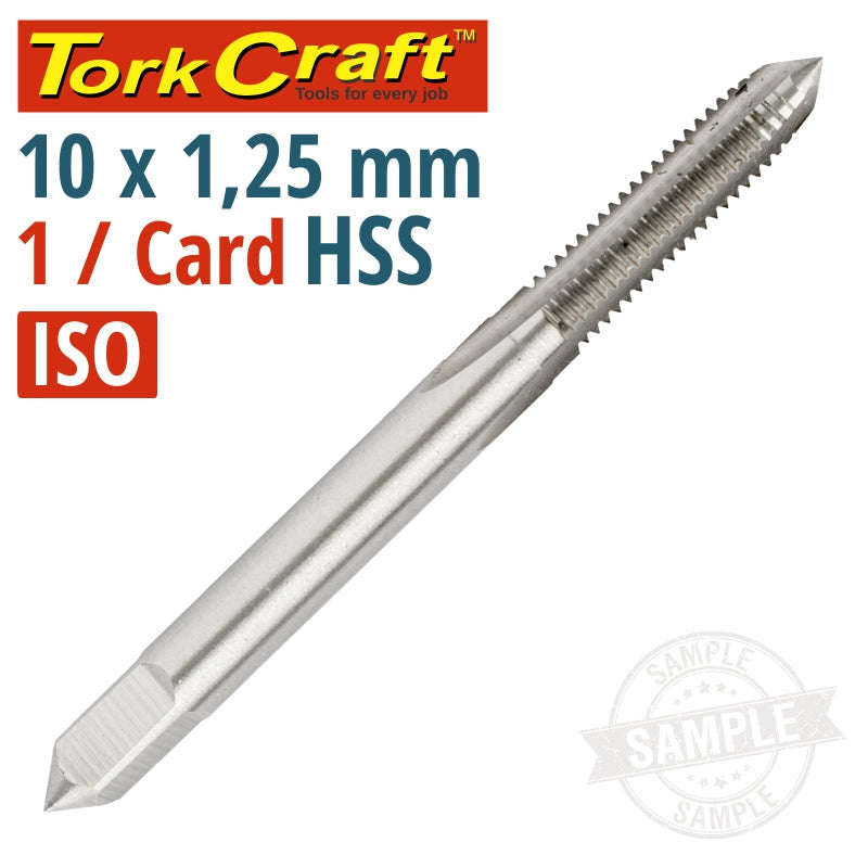 Tork Craft Tap Hss 10Mm X 1.25 1 Per Card - DEFAULT TITLE