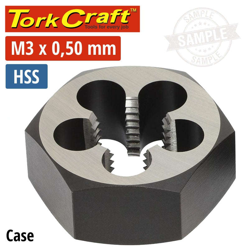Tork Craft Die Hss Hex 3X0.50Mm 1'1/Case - DEFAULT TITLE