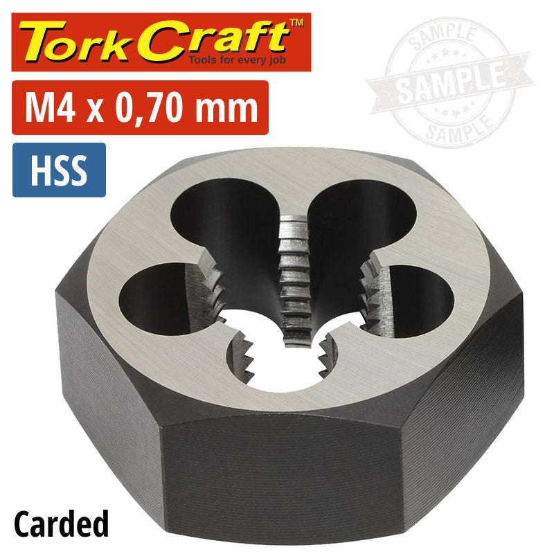 Tork Craft Die Hss Hex 4X0.70Mm 1'Carded - DEFAULT TITLE