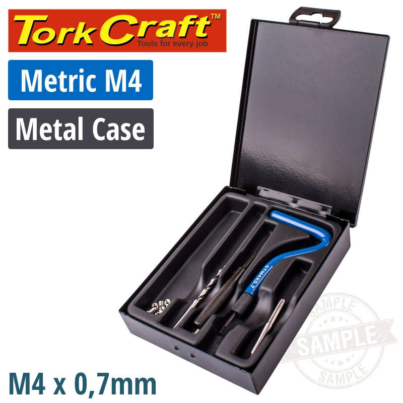 Tork Craft Thread Repair Kit M4 Internal (Metal Box) - DEFAULT TITLE
