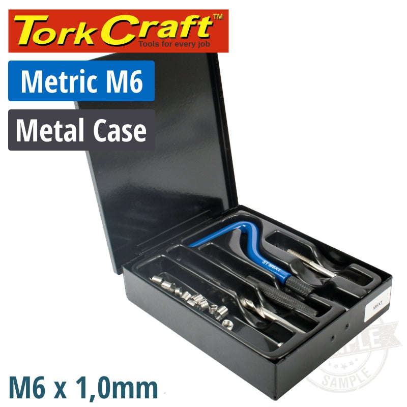 Tork Craft Thread Repair Kit M6 Internal (Metal Box) - DEFAULT TITLE