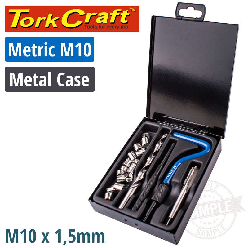 Tork Craft Thread Repair Kit M10 Internal (Metal Box) - DEFAULT TITLE