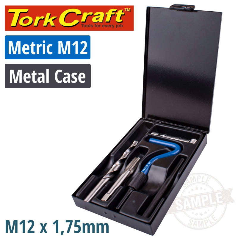 Tork Craft Thread Repair Kit M12 Internal (Metal Box) -