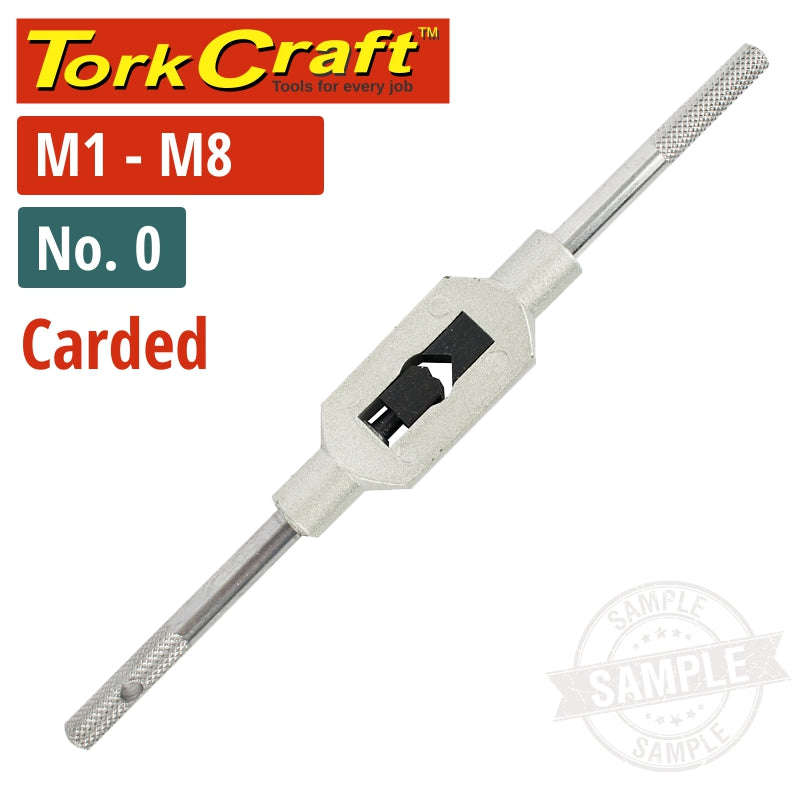 Tork Craft Tap Wrench No.0 Card M1-8 - DEFAULT TITLE