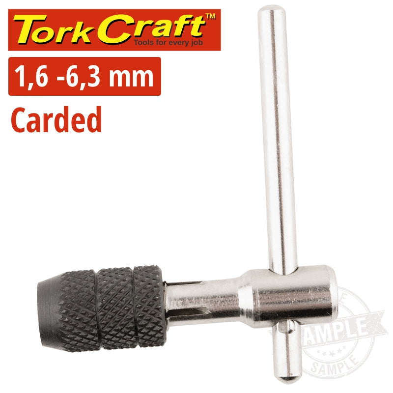 Tork Craft T Tap Wrench 1.6-6.3Mm Carded - DEFAULT TITLE