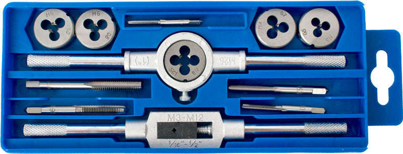 Tork Craft 12Pc Ws Tap & Die Set - Plastic Case - DEFAULT TITLE