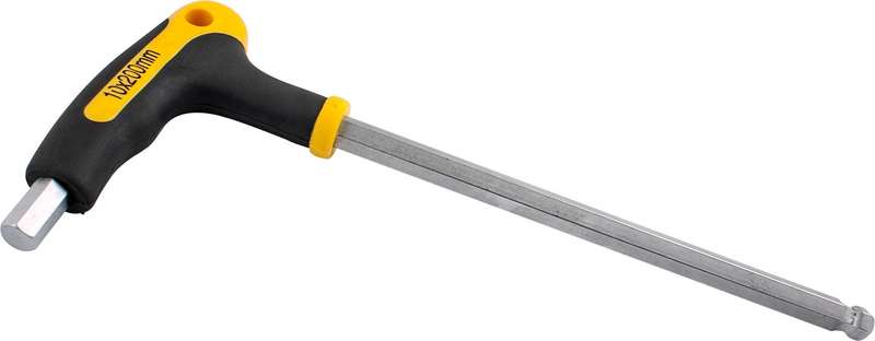 Tork Craft Ball Point T Handle Hex Allen Key 10.0Mm X 200Mm - DEFAULT TITLE