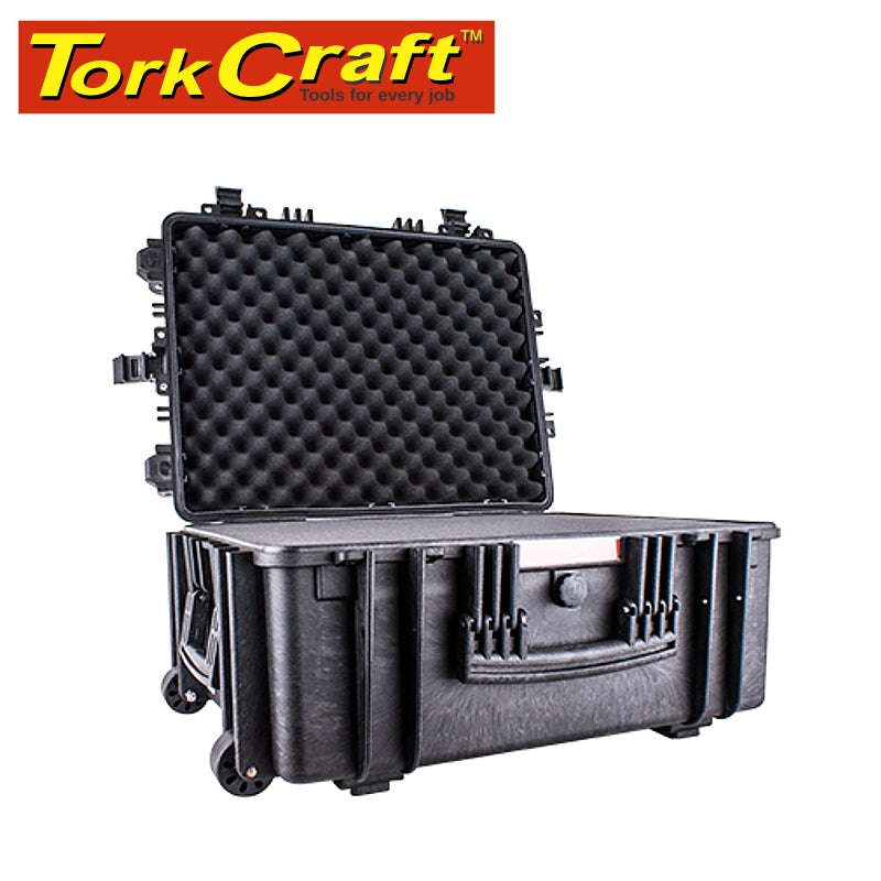 Tork Craft Hard Case 630X485X310Mm Od With Foam Black Water & Dust Proof 544025 - DEFAULT TITLE