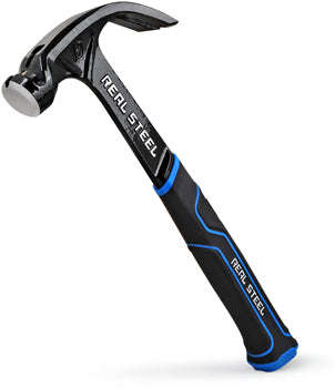 Real Steel Hammer Claw Curved 425G 15Oz All Steel Handle Real Steel -