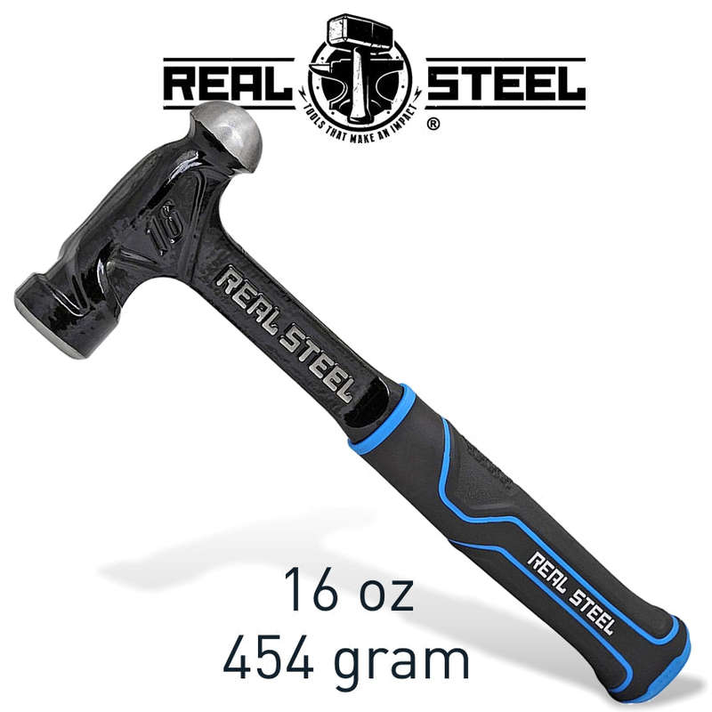 Real Steel Hammer Ball Pein 450G 16Oz Ultra Steel Handle Real Steel -