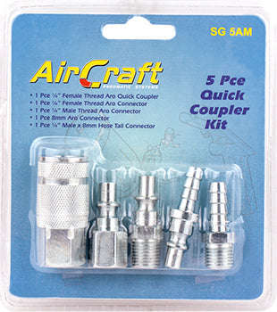 Aircraft Quick Coupler 5 Piece Set (Aro Quick Coupler) - DEFAULT TITLE