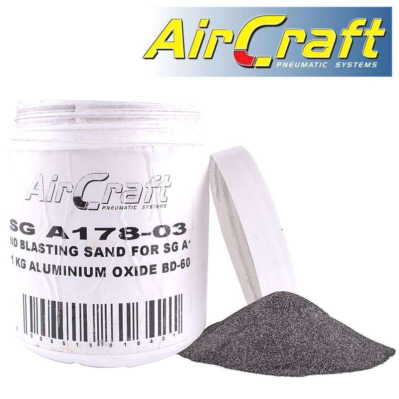 Aircraft Sand Blasting Sand For Sg A178 120Grit 1 Kg Aluminium Oxide Bd-60 - DEFAULT TITLE