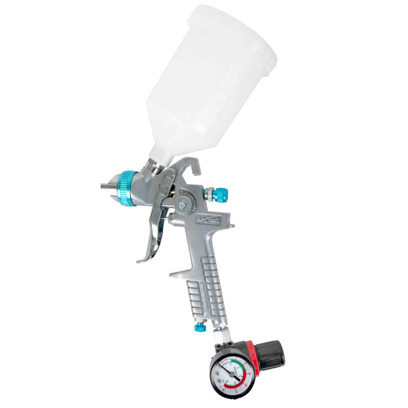 Aircraft Spray Gun Hvlp 1.4Mm Nozzle With Spare 1.7Mm Nozzle Kit And Regulator - DEFAULT TITLE