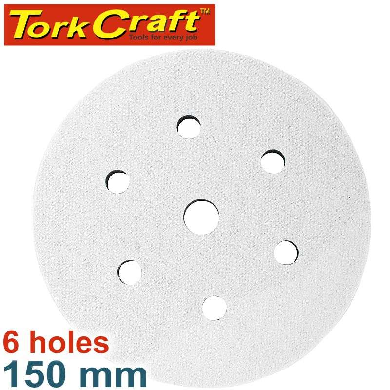 Tork Craft Interface Cushion Pad 150Mm Hook And Loop 6 Holes - DEFAULT TITLE