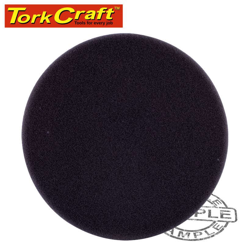Tork Craft Foam Pad Hook And Loop Black Sponge 150Mm 6' Finishing - DEFAULT TITLE