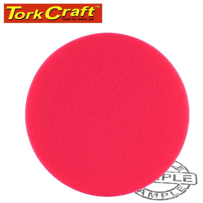 Tork Craft Foam Pad Hook And Loop Red Sponge 150Mm 6' Ultra Finishing - DEFAULT TITLE