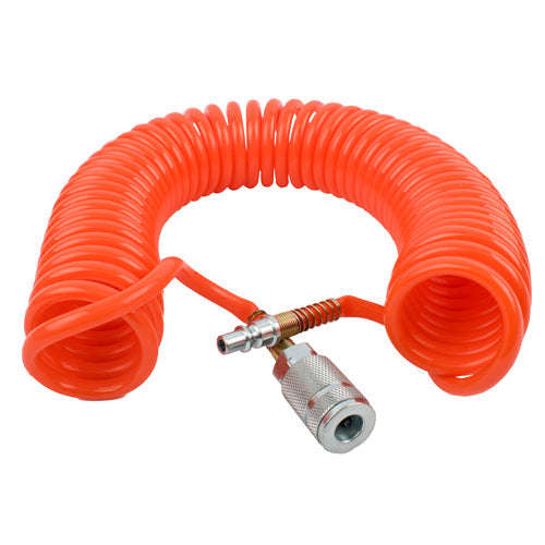 Aircraft Sprial Hose 7.5Mx8Mm W/Aro Quick Coupler -