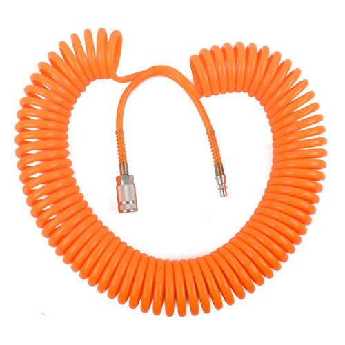 Aircraft Spiral Hose 15M X 8Mm With Quick Coupler - DEFAULT TITLE