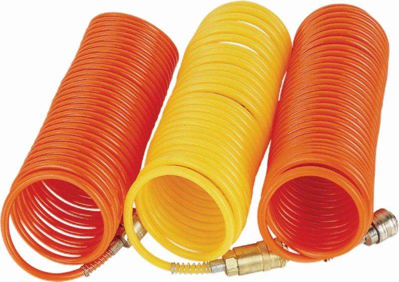 Spiral Polyp Hose 6.5Mmx10Mmx4M With Quick Couplers Bx15Pu4-6,5 - DEFAULT TITLE