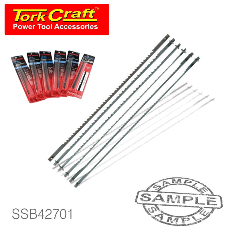Tork Craft Scroll Saw Blade 25Tpi W/Pins 6/Pack - DEFAULT TITLE