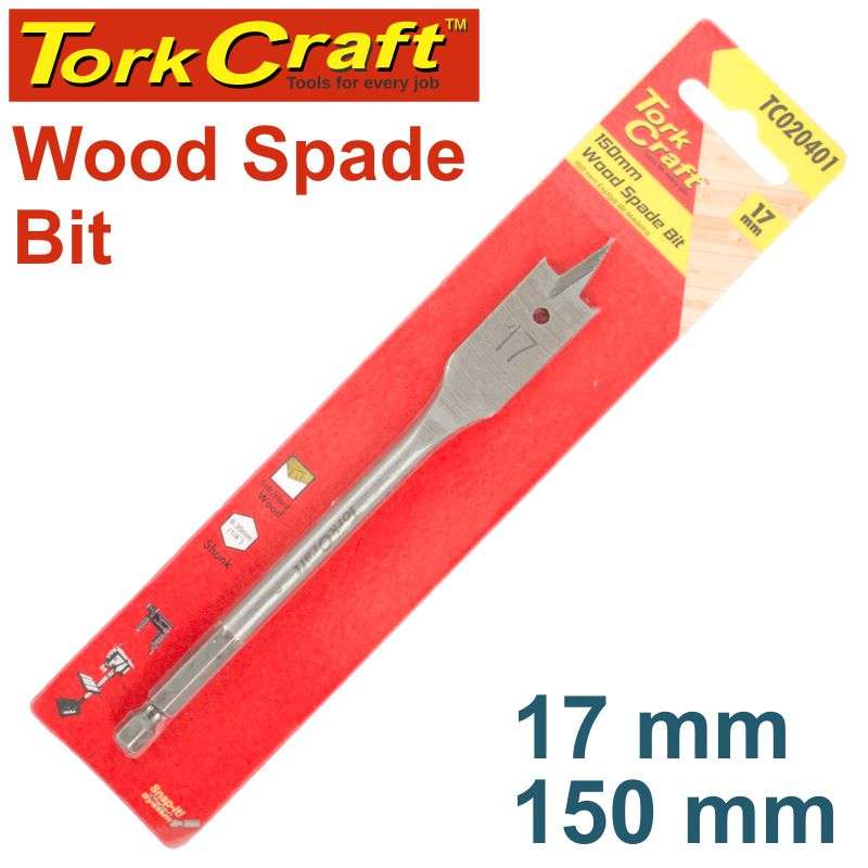 Tork Craft Spade Bit 17Mm 150Mm - DEFAULT TITLE