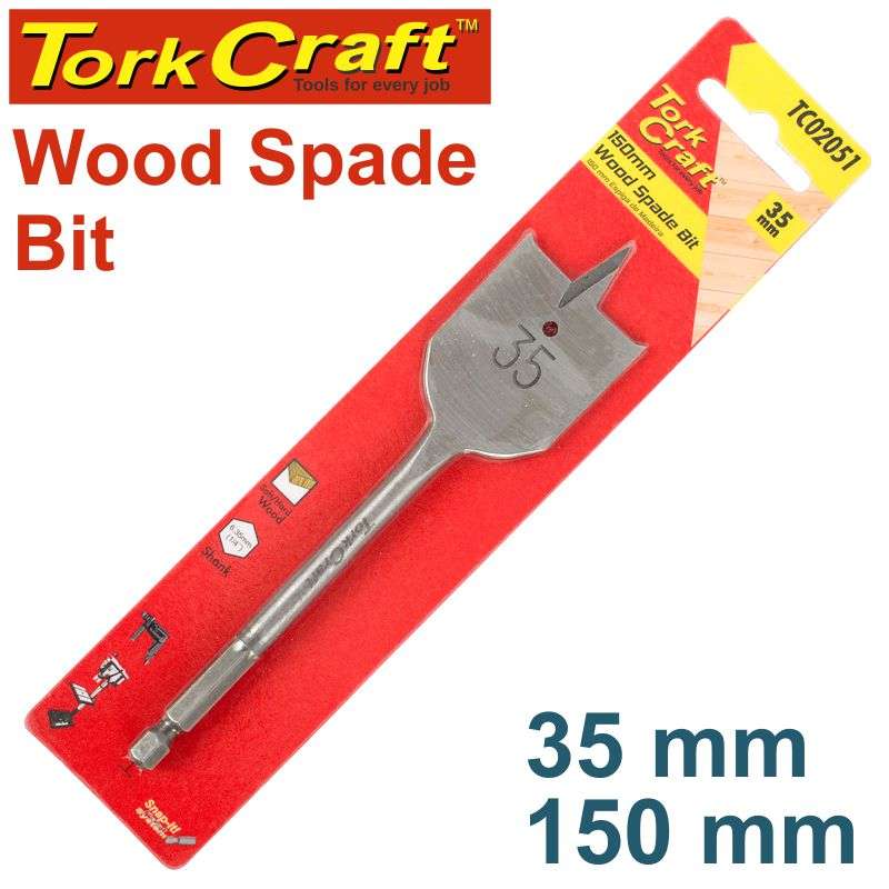 Tork Craft Spade Bit 35Mm 150Mm - DEFAULT TITLE