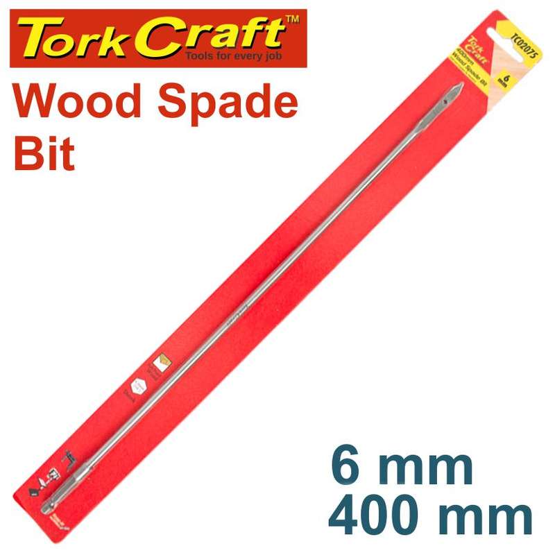 Tork Craft Spade Bit 6Mm X 400Mm - DEFAULT TITLE