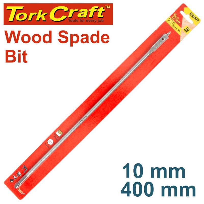 Tork Craft Spade Bit 10Mm X 400Mm - DEFAULT TITLE