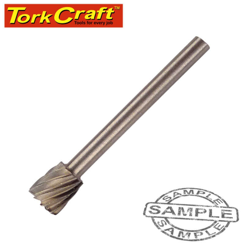 Tork Craft Mini H/Speed Cutter 6.4Mm Rev. Taper 3.2Mm Shank - DEFAULT TITLE