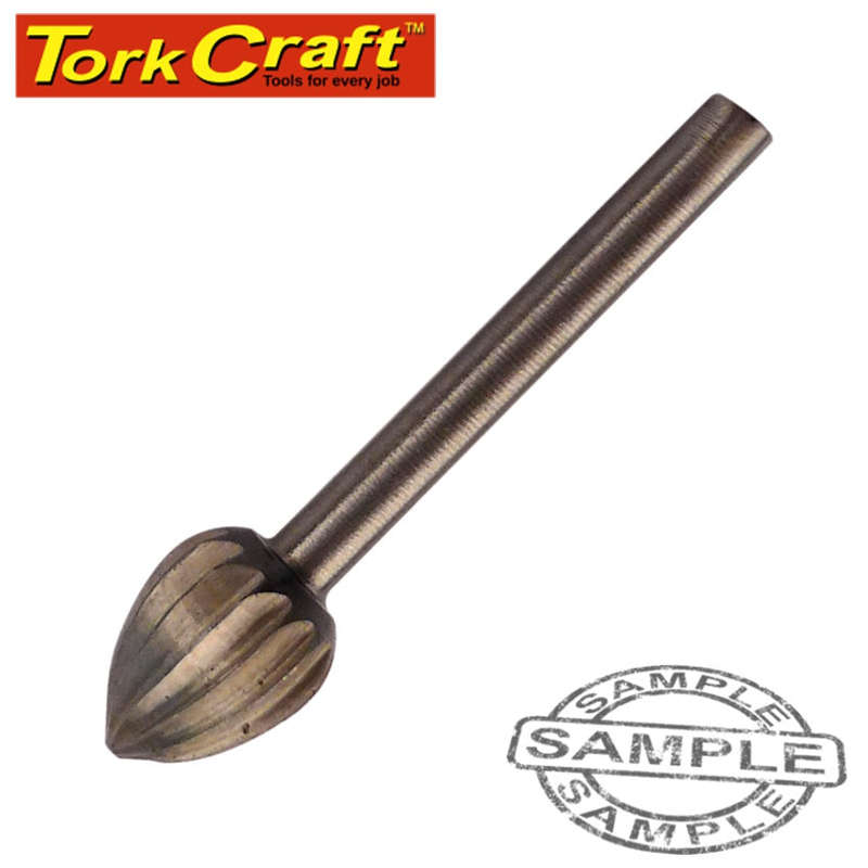 Tork Craft Mini H/Speed Cutter 7.9Mm Flame 3.2Mm Shank - DEFAULT TITLE