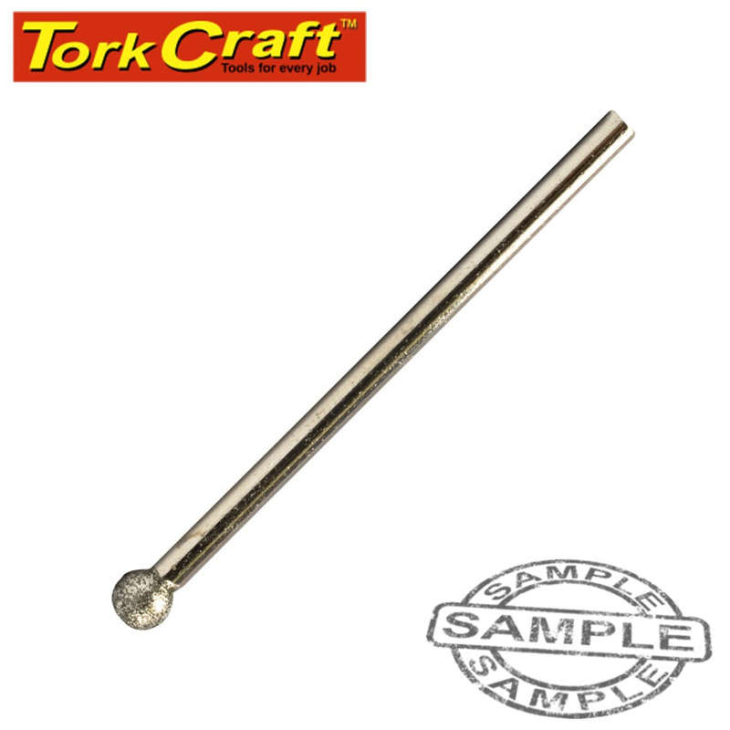 Tork Craft Mini Diamond Point 4.4Mm Ball 2.4Mm Shank - DEFAULT TITLE