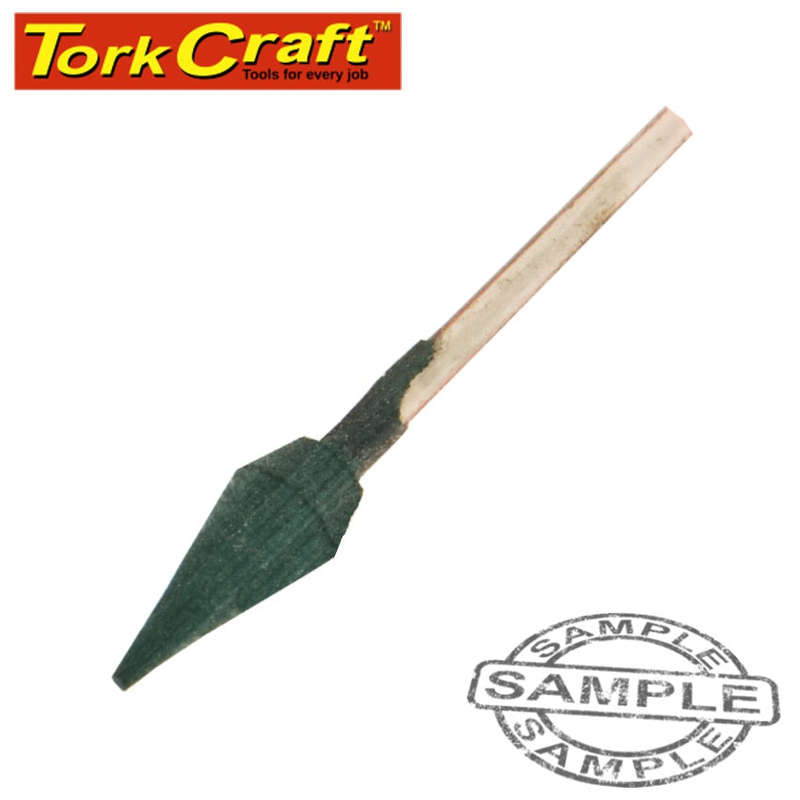 Tork Craft Mini Rubber Polishing Point 6.4Mm Sharp Point 2.4Mm Shank - DEFAULT TITLE