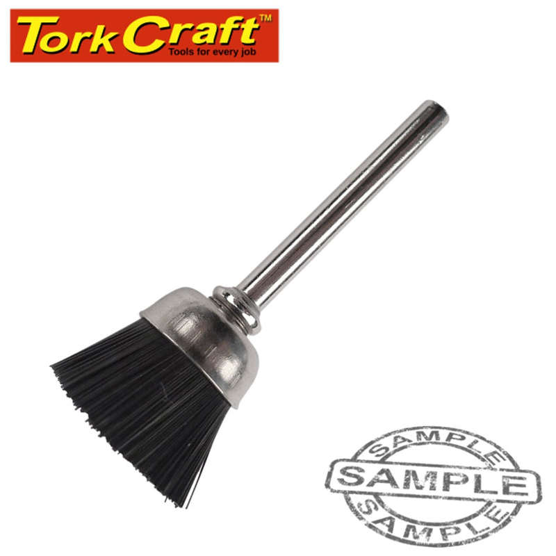Tork Craft Mini Nylon Bristle Brush 12.7Mm Cup 3.2Mm Shank -