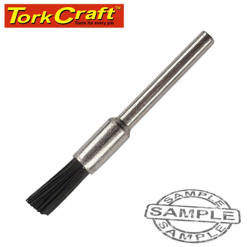 Tork Craft Mini Nylon Bristle Brush 3.2Mm End 3.2Mm Shank - DEFAULT TITLE