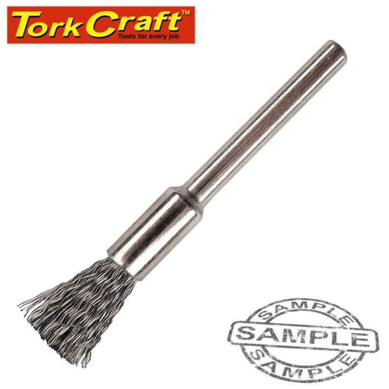Tork Craft Mini Carbon Steel Brush 3.2Mm End 3.2Mm Shank - DEFAULT TITLE
