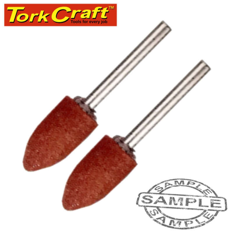 Tork Craft Mini Grinding Stone 9.5Mm Bullet 3.2Mm Shank - DEFAULT TITLE