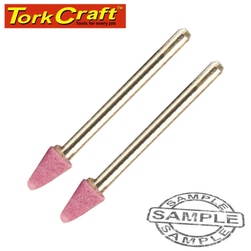 Tork Craft Mini Grinding Stone 6.4Mm Cone 3.2Mm Shank - DEFAULT TITLE