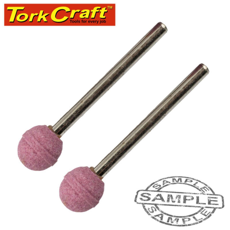 Tork Craft Mini Grinding Stone 9.5Mm Ball 3.2Mm Shank - DEFAULT TITLE
