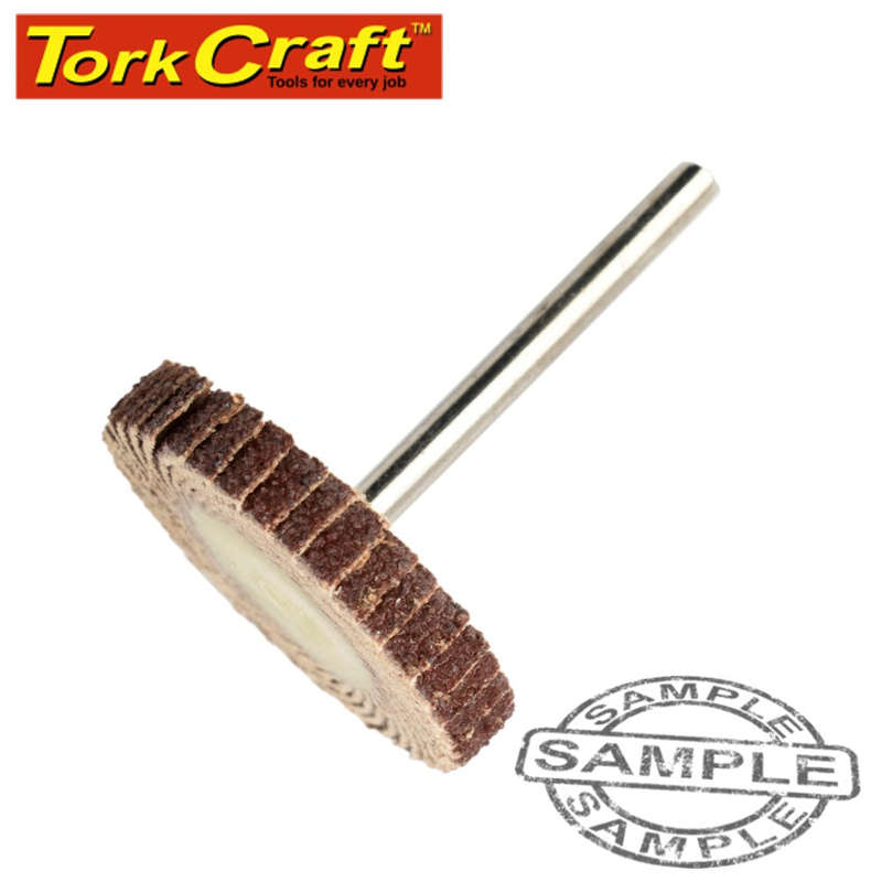 Tork Craft Mini Flap Wheel 29.5 X 5 X3.2Mm Shank 80G - DEFAULT TITLE