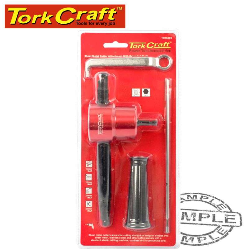 Tork Craft Nibbler Attachment With Extended Shaft For Cutting Sheet Metals - DEFAULT TITLE