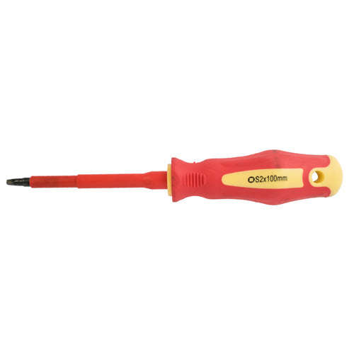 Tork Craft Screwdriver Insulated Square No 2X100Mm - DEFAULT TITLE