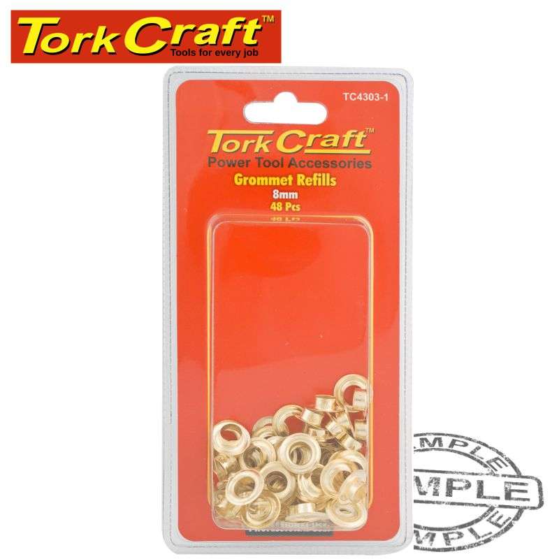 Tork Craft Spare Eyelets X 8Mm 12Pc For Tc4303 - DEFAULT TITLE