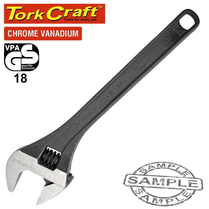 Tork Craft Shifting Spanner 18' 450Mm 0-52Mm - DEFAULT TITLE