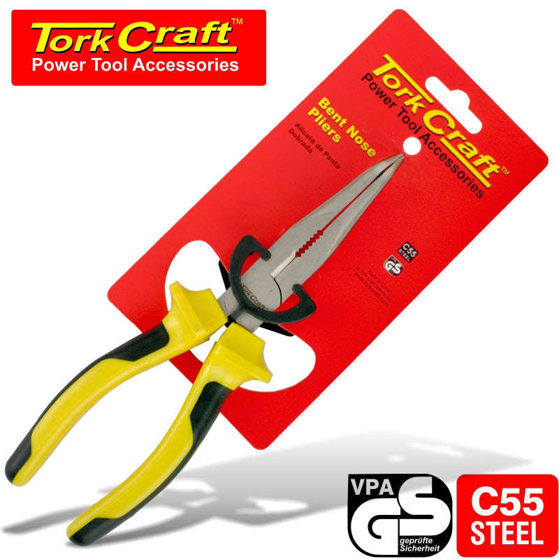 Tork Craft Plier Bent Nose 200Mm - DEFAULT TITLE
